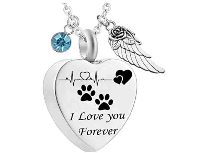 I Love You Forever Heart Pendant/Urn Necklace