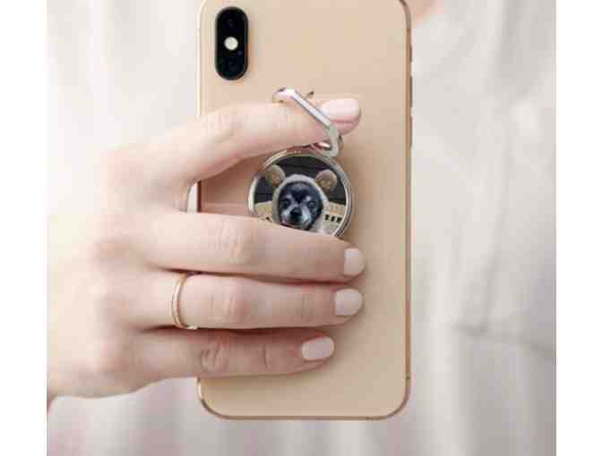 Cranky Frankie Phone Ring Holder & Stand