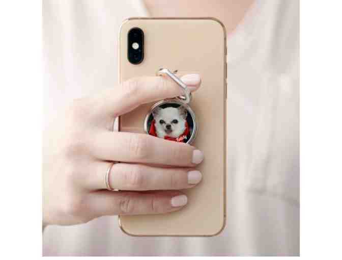 Count Teddy Phone Ring Holder & Stand