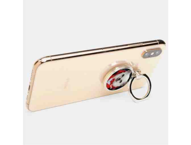 Count Teddy Phone Ring Holder & Stand