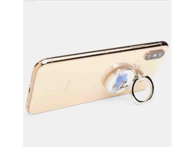 Superhero Teddy Phone Ring Holder & Stand