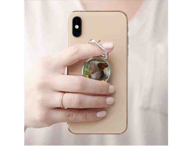 Harley & Sunflower Phone Ring Holder & Stand