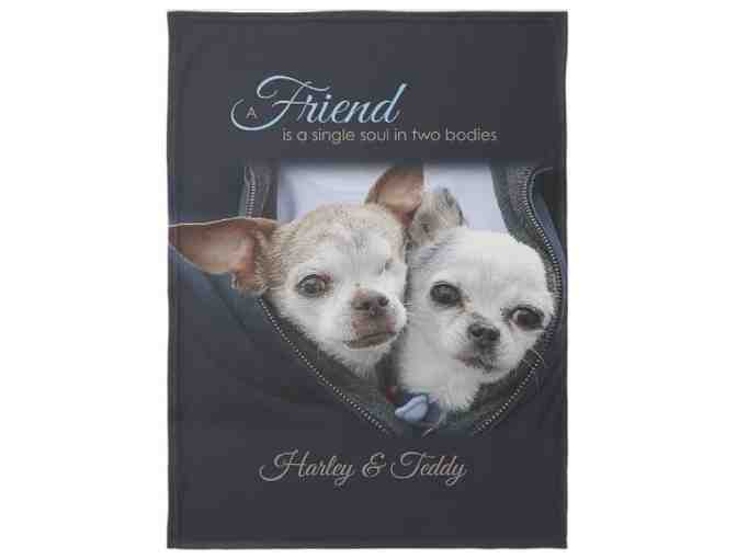 Custom Blanket - Harley and Teddy Friends - Photo 1