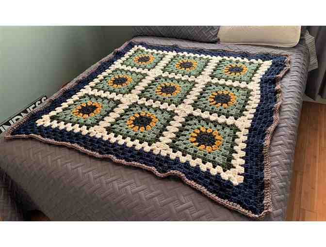Sunflower Blanket - Crocheted 50' x 50'