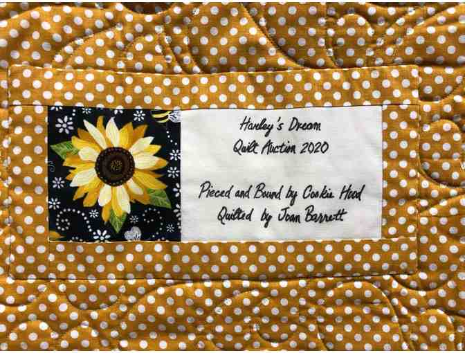 Harley Silhouette Sunflower Quilt