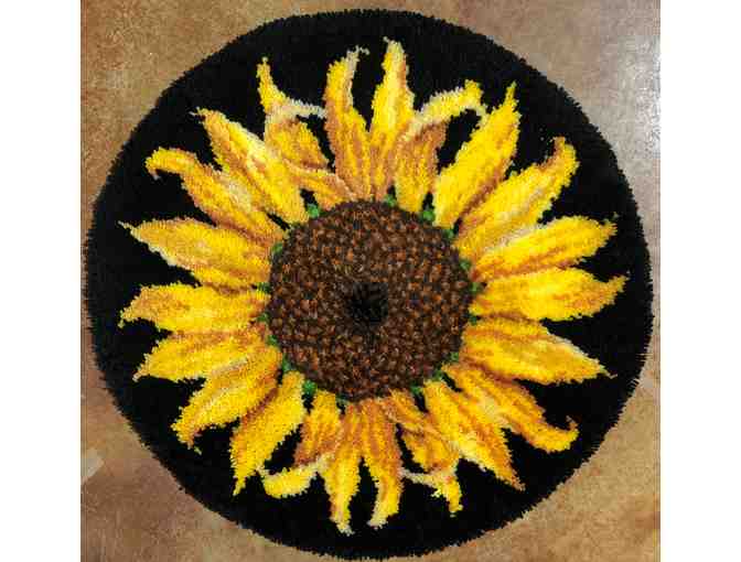 Latch Hook Rug - Sunflower