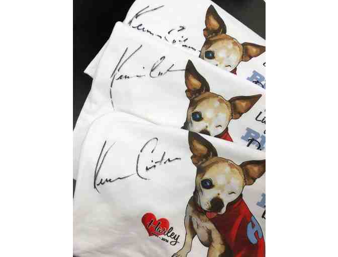Harley Shirt autographed by Kevin Costner