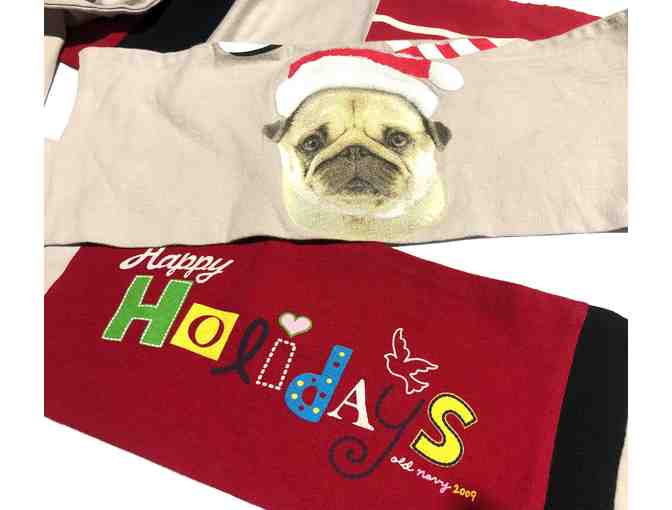 Christmas/Dog Themed Scarf, Re-tee