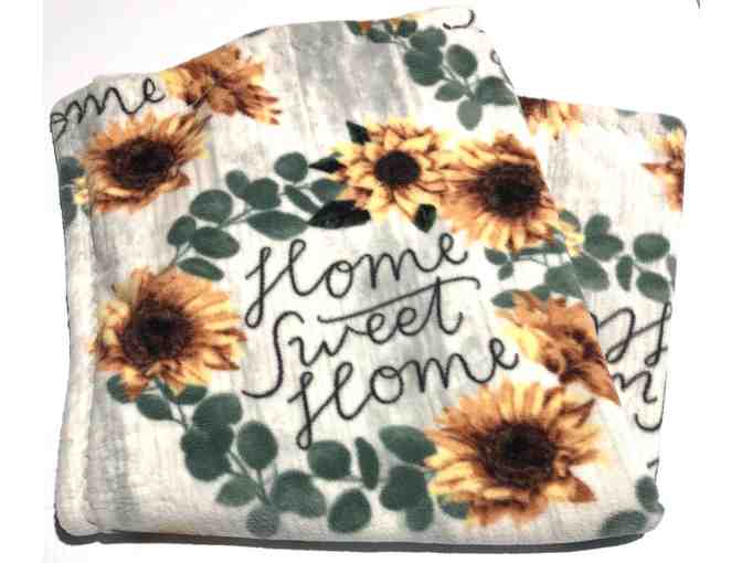 Home Sweet Home - Supersoft Sunflower Blanket