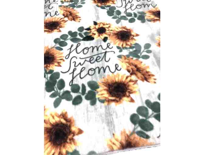 Home Sweet Home - Supersoft Sunflower Blanket