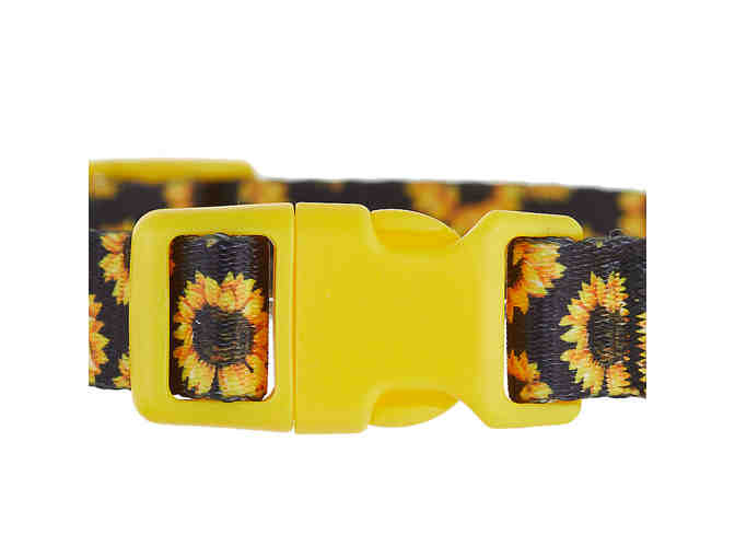 Sunflower Adjustable Dog Collar (XS)