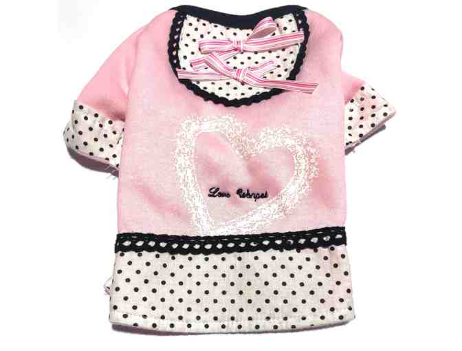 Pink w/Polka Dots Dress/Coat (size s)