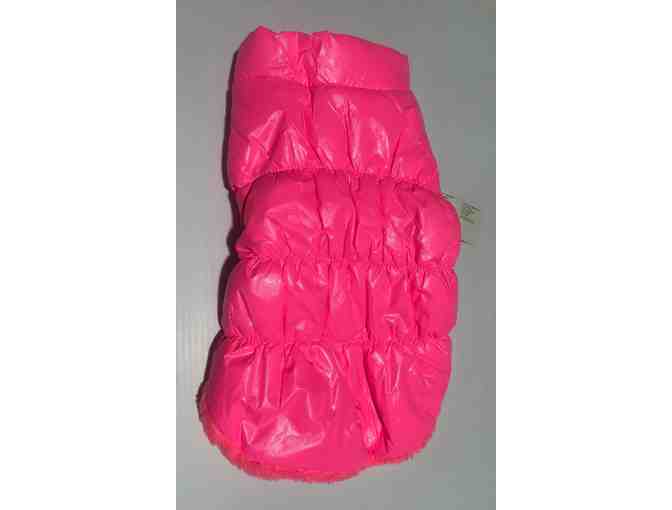 Pink Puffer Jacket (size large)