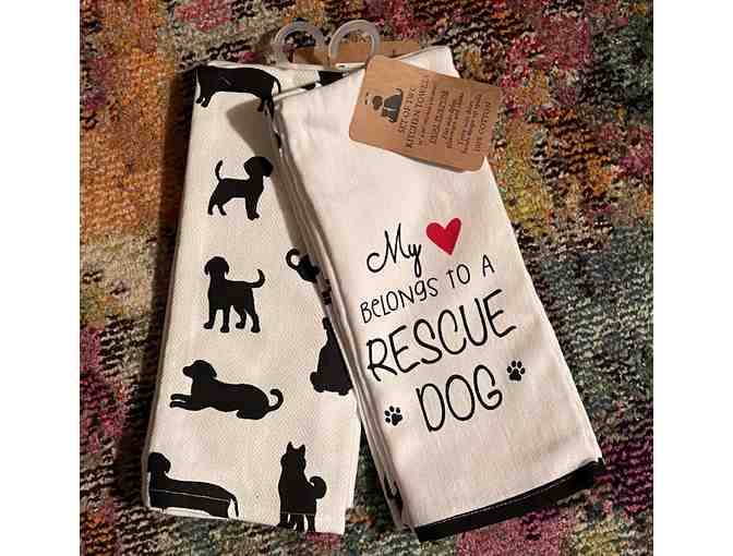 My Heart Belongs to a Rescue Dog Towel Set
