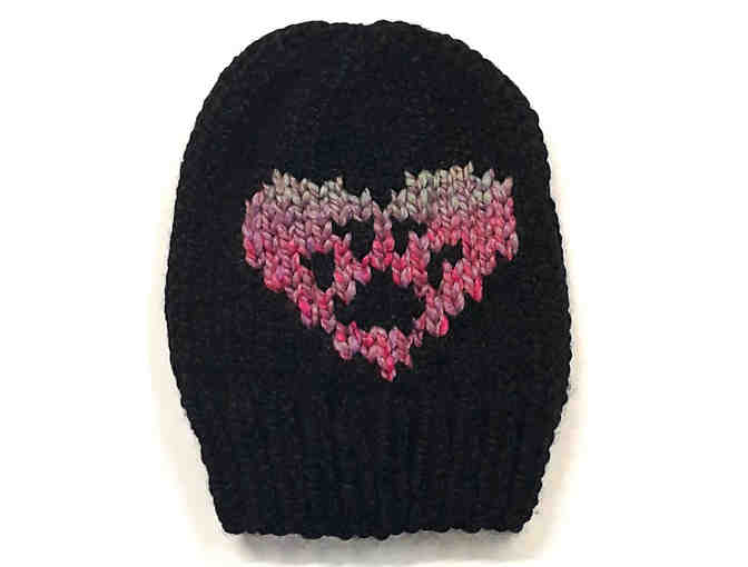 Harley's Hero Hat - Black with Colorful Heart