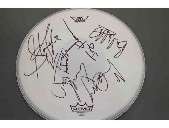 Aerosmith Package including signed Drumhead