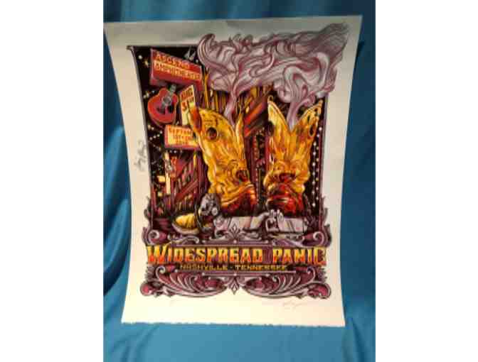 Autographed Widespread Panic Poster