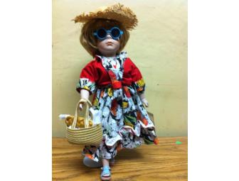 Dynasty Porcelain Collectible Doll -- 'Gina Goes To The Beach'