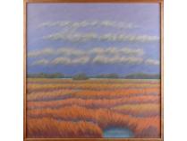 Frank McCulloch, BOSQUE WATER, oil on board, 24x24