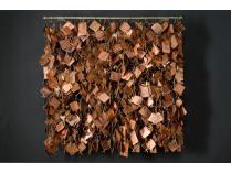 John Garrett, CONQUISTADOR, mixed media copper, 24x24