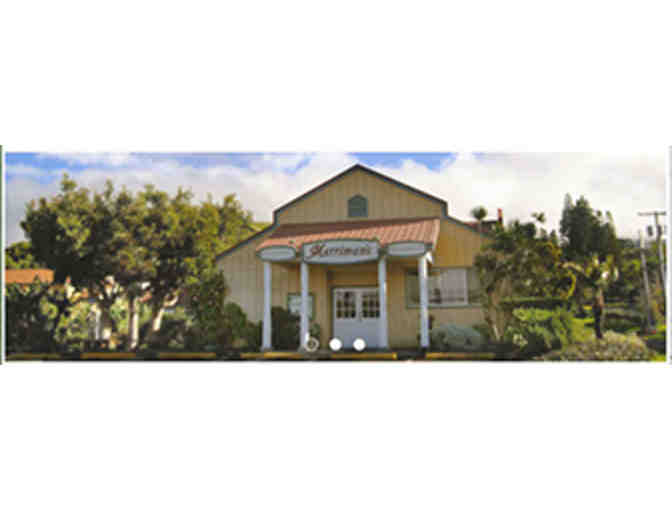 Merriman's Restaurant Waimea $150 gift certificate