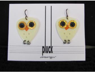 Snowy Owls 'Pick' Earrings and Necklace Set