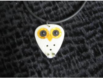 Snowy Owls 'Pick' Earrings and Necklace Set