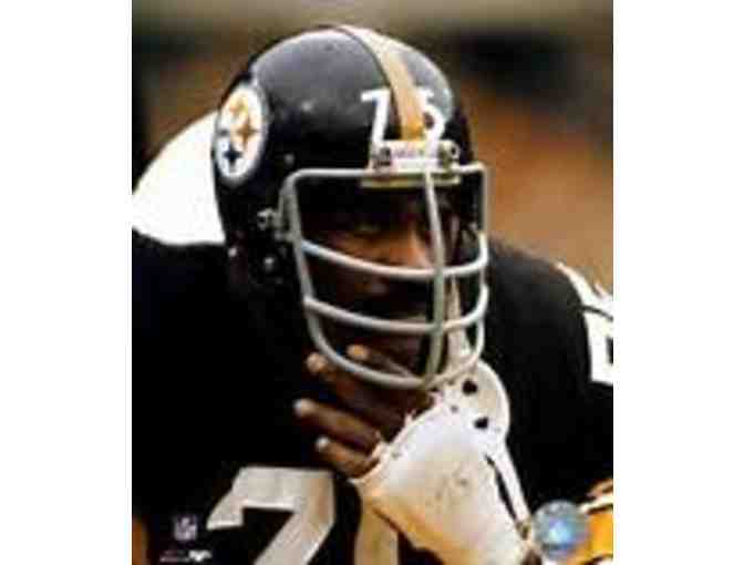 Pittsburgh Steelers, 'Mean Joe Greene' Signed Miniature Helmet