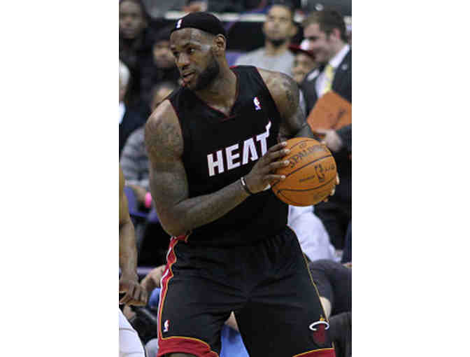 Miami Heat Lebron James Signed Basketball Jersey