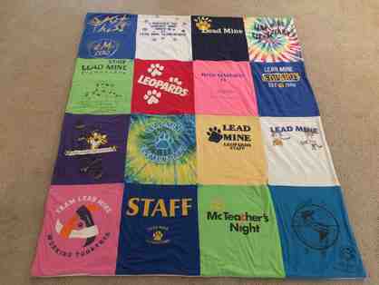 Handmade T-Shirt Memory Quilt!