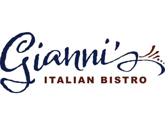 Gianni's Italian Bistro and a bottle of Wilderotter Vineyard Sauvignon Blanc