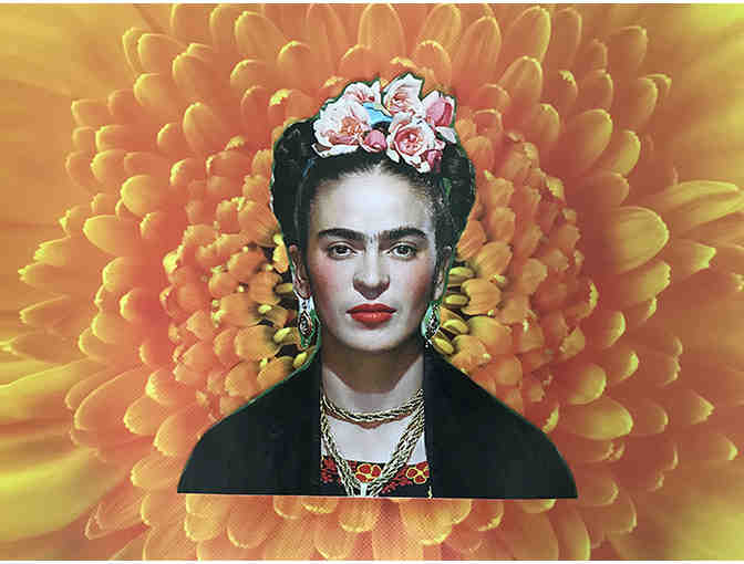 Los Compadres Restaurant Gift Card and Frida Kahlo collage