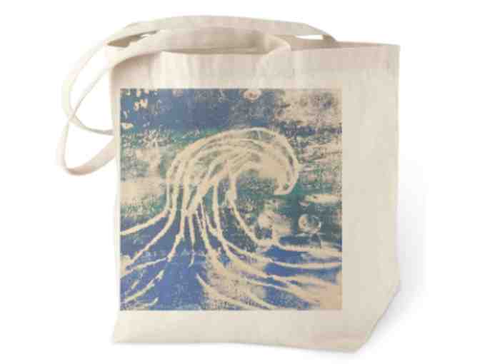 3 Combined Grade: Wave of Inspiration - Individual Block Print Tote - Photo 1