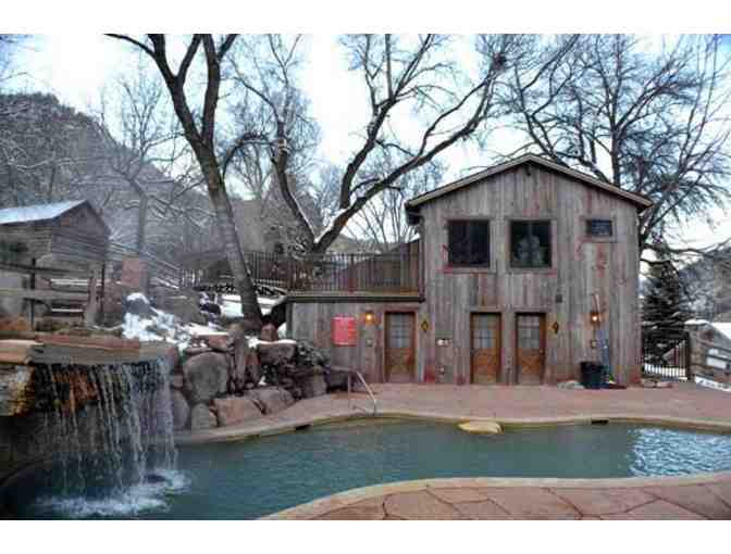 1 night stay for 2 people at Avalanche Ranch Cabins & Hot Springs