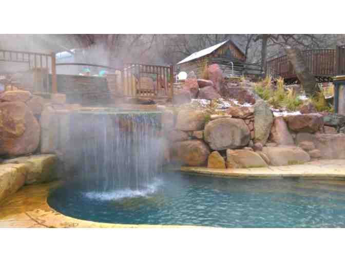 1 night stay for 2 people at Avalanche Ranch Cabins & Hot Springs