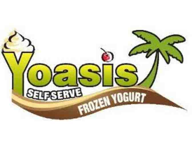 Yoasis Frozen Yogurt (2) $5 Gift Certificate