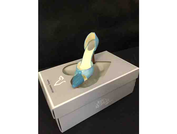 Miniature Shoe Collectible- Turquoise Treasure