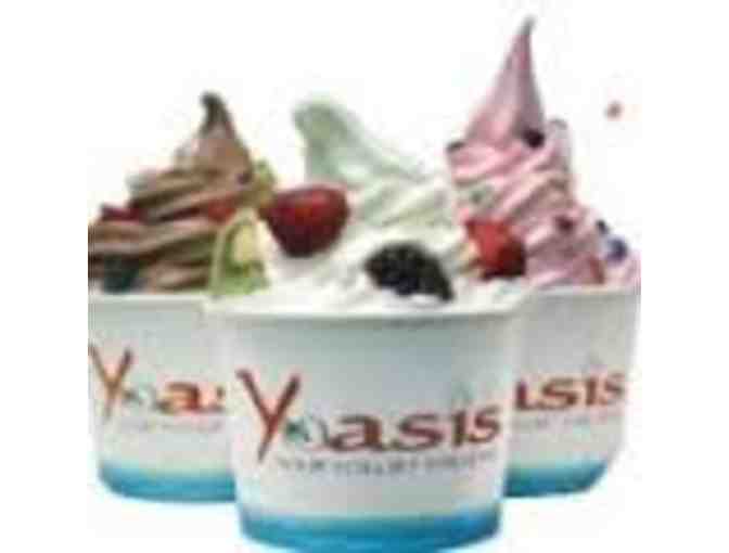 Yoasis Frozen Yogurt (2) $5 Gift Certificate