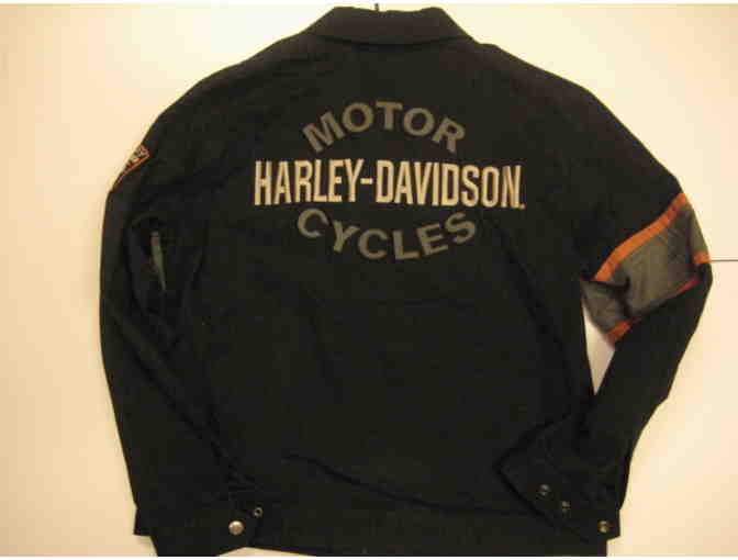 Harley-Davidson Mens Cotton Color Block Garage Jacket - Large