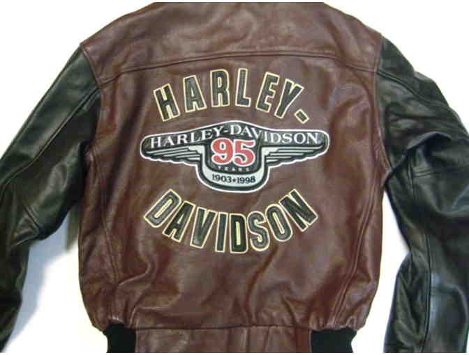 95th Anniversary Men's Harley-Davidson Leather Jacket - Medium
