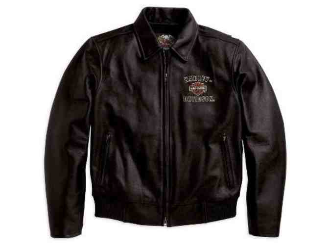 Harley-Davidson Men's Eagle Leather Jacket - Large-Tall