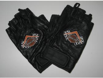 Harley-Davidson Women's Checkered Flag Fingerless Gloves II