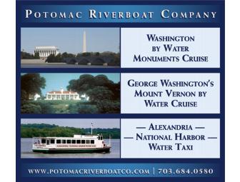 Two Washington by Water Monuments Cruise Tickets