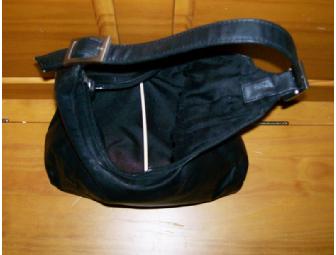 Black Leather-look Shoulderbag