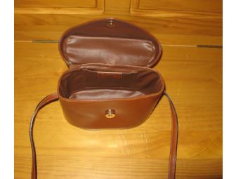 Italian Leather Pocketbook in Saddle
