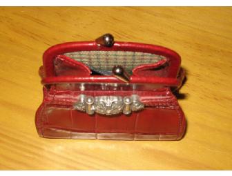 Red Brighton Leather Coin Purse