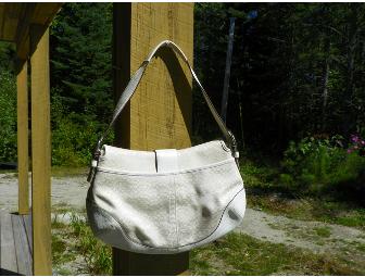 Gorgeous White Coach Bag