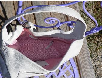 White Dooney & Bourke Pebble Leather bag