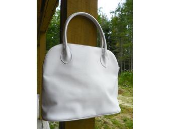 White on White Tote