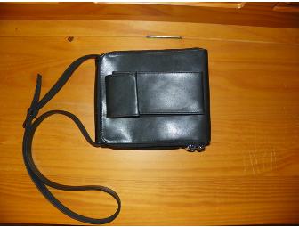 Black Leather Nine West Shoulder Bag